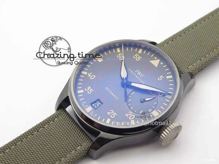 MIROTIME 0331 Chic Big Pilot Real PR IW501902 Real Ceramic ZF 1:1 Best Edition On Nylon Strap A 7275